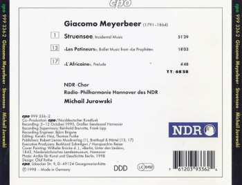 CD Giacomo Meyerbeer: Stuensee / Les Patineurs