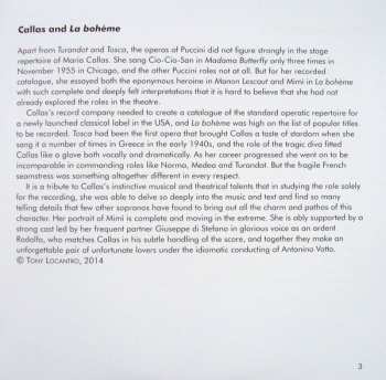 2CD Maria Callas: La Bohème