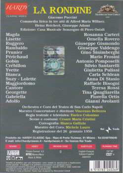 DVD Giacomo Puccini: La Rondine