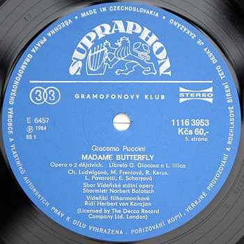 3LP/Set di cofanetti Giacomo Puccini: Madame Butterfly
