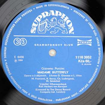 3LP/Set di cofanetti Giacomo Puccini: Madame Butterfly
