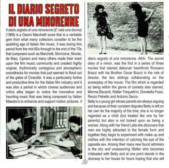 CD Gianni Marchetti: Il Diario Segreto Di Una Minorenne (Original Motion Picture Soundtrack) LTD