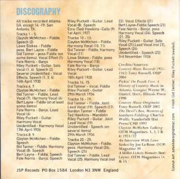 4CD/Set di cofanetti Gid Tanner & His Skillet Lickers: Gid Tanner And The Skillet Lickers