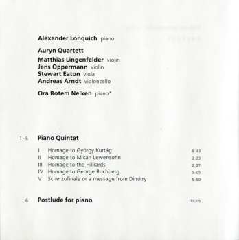 CD Alexander Lonquich: Odradek