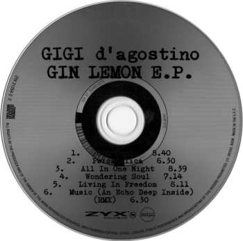 2CD Gigi D'Agostino: Gin Lemon E.P.