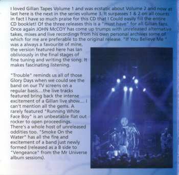 2CD Gillan: The Gillan Tapes - Volume 3