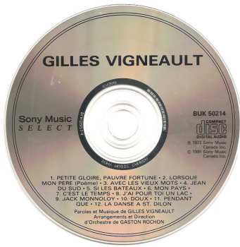 CD Gilles Vigneault: Gilles Vigneault