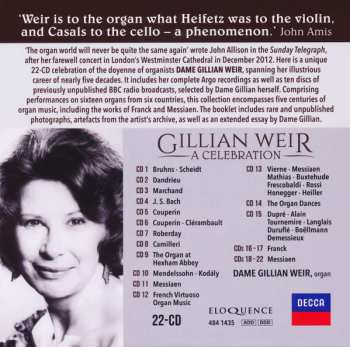 22CD/Set di cofanetti Gillian Weir: A Celebration 