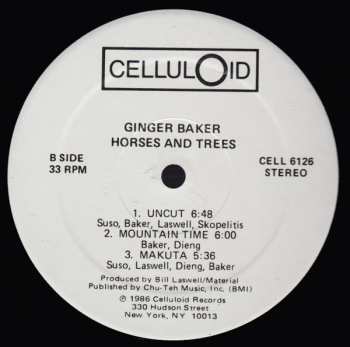 LP Ginger Baker: Horses & Trees