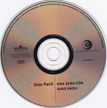 CD Gino Paoli: Una Sera Con Gino Paoli