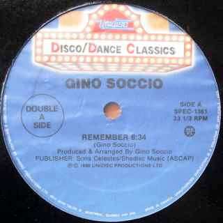 Album Gino Soccio: Remember / The Visitors / Les Visiteurs