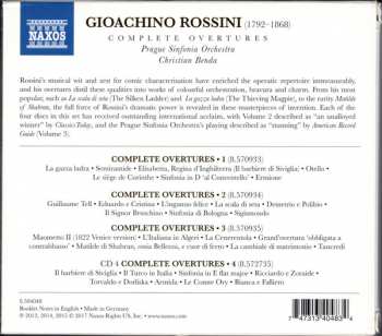 4CD/Set di cofanetti Gioacchino Rossini: Complete Overtures