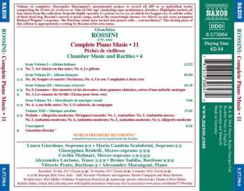 CD Gioacchino Rossini: Complete Piano Music • 11