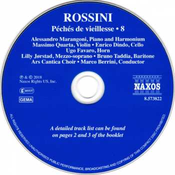 CD Gioacchino Rossini: Complete Piano Music • 8