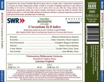 2CD Gioacchino Rossini: L'occasione Fa Il Ladro