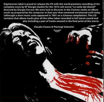 CD Giorgio Gaslini: La Notte Dei Diavoli (Original Motion Picture Soundtrack From The Movie) LTD