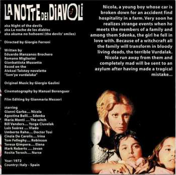 CD Giorgio Gaslini: La Notte Dei Diavoli (Original Motion Picture Soundtrack From The Movie) LTD