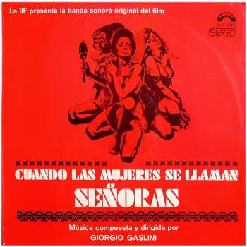 LP Giorgio Gaslini: Cuando Las Mujeres Se Llaman Señoras (Banda Sonora Original)