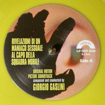 LP Giorgio Gaslini: Rivelazioni Di Un Maniaco Sessuale Al Capo Della Squadra Mobile (Colonna Sonora Originale Del Film) CLR | LTD