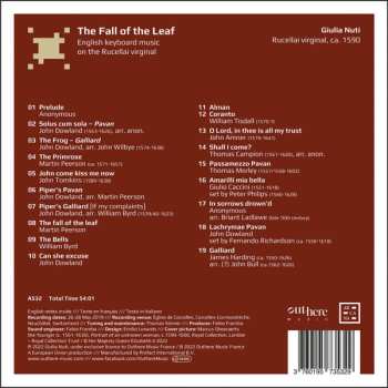 CD Giulia Nuti: The Fall Of The Leaf - English Keyboard Music On The Rucellai Virginal