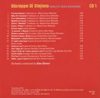 14CD/Set di cofanetti Giuseppe Di Stefano: Complete Decca Recordings LTD