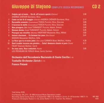 14CD/Set di cofanetti Giuseppe Di Stefano: Complete Decca Recordings LTD