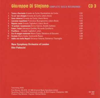 14CD/Set di cofanetti Giuseppe Di Stefano: Complete Decca Recordings LTD