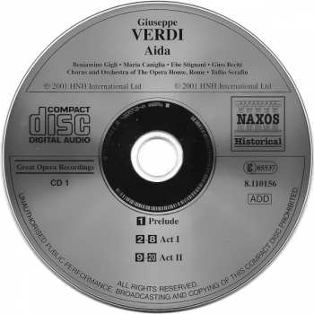 2CD Giuseppe Verdi: Aida