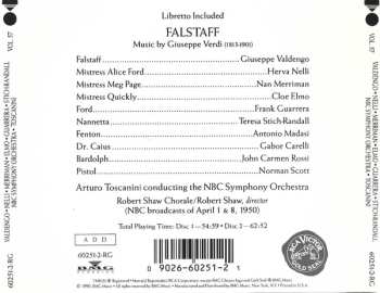 2CD/Set di cofanetti Giuseppe Verdi: Falstaff