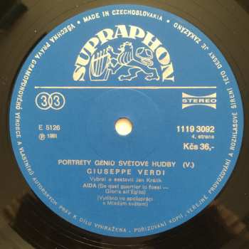 2LP Giuseppe Verdi: Géniové Světové Hudby V. (2xLP)