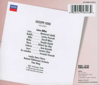 2CD Giuseppe Verdi: Luisa Miller