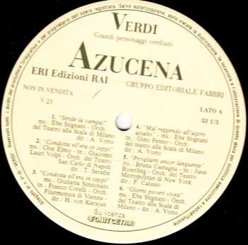 Album Giuseppe Verdi: Verdi: Edizioni Rai 21 - Dal Trovatore Azucena