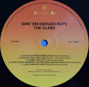 LP The Clash: Give 'Em Enough Rope