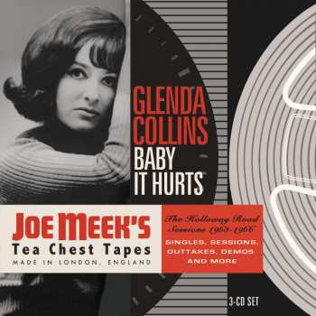 3CD/Set di cofanetti Glenda Collins: Baby It Hurts (The Holloway Road Sessions 1963-1966 Singles, Sessions, Outtakes, Demos And More)