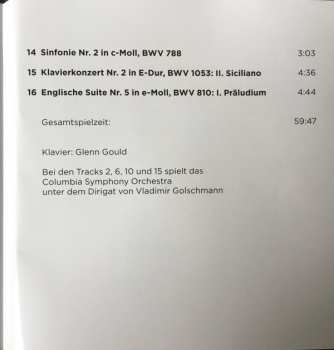 CD Johann Sebastian Bach: Glenn Gould Spielt Bach