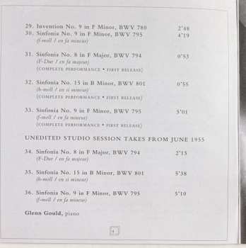 CD Johann Sebastian Bach: Bach: The Two And Three Part Inventions