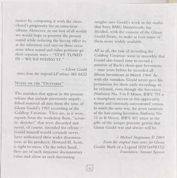 CD Johann Sebastian Bach: Bach: The Two And Three Part Inventions