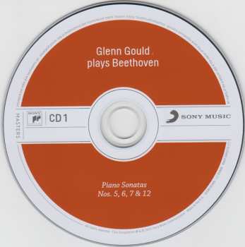 6CD/Set di cofanetti Ludwig van Beethoven: Glenn Gould Plays Beethoven (Piano Sonatas & Piano Concertos Nos. 1-5)