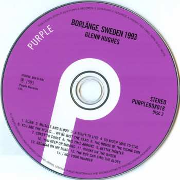 6CD Glenn Hughes: The Official Bootleg Box Set Volume Two : 1993-2013