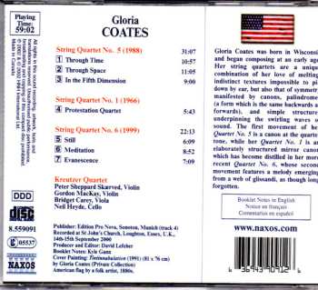 3CD/Set di cofanetti Gloria Coates: String Quartets 1-9
