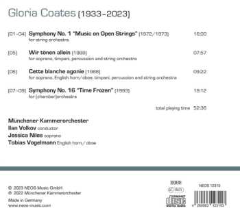 CD Gloria Coates: Time Frozen - Works For Chamber Orchestra DIGI