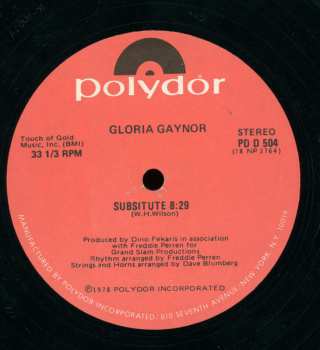 Album Gloria Gaynor: Substitute / I Will Survive