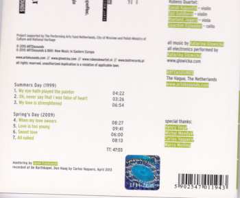 CD Rubens Quartet: Seven Sonnets