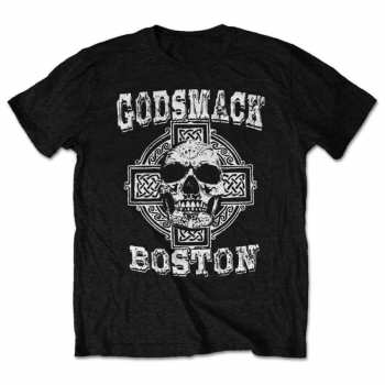 Merch Godsmack: Maglietta Boston Skull 