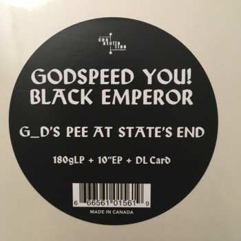 LP/EP Godspeed You! Black Emperor: G_d's Pee AT STATE'S END!