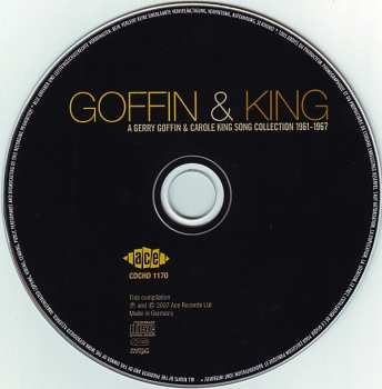 CD Goffin And King: A Gerry Goffin & Carole King Song Collection 1961-1967