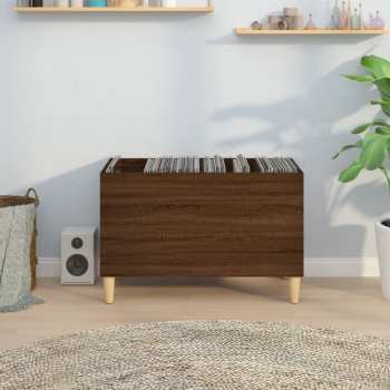 Audiotechnica Goka Úložná Skřínka na LP desky - Dřevěné nohy Hnědý dub (831964)