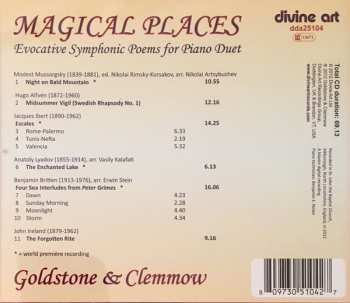 CD Anthony Goldstone: Magical Places - Evocative Symphonic Poems For Piano Duet