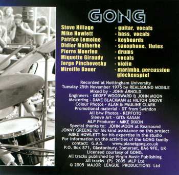 CD Gong: Live In Sherwood Forest '75
