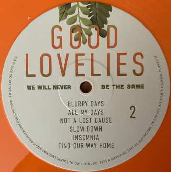 LP The Good Lovelies: We Will Never Be The Same CLR | LTD